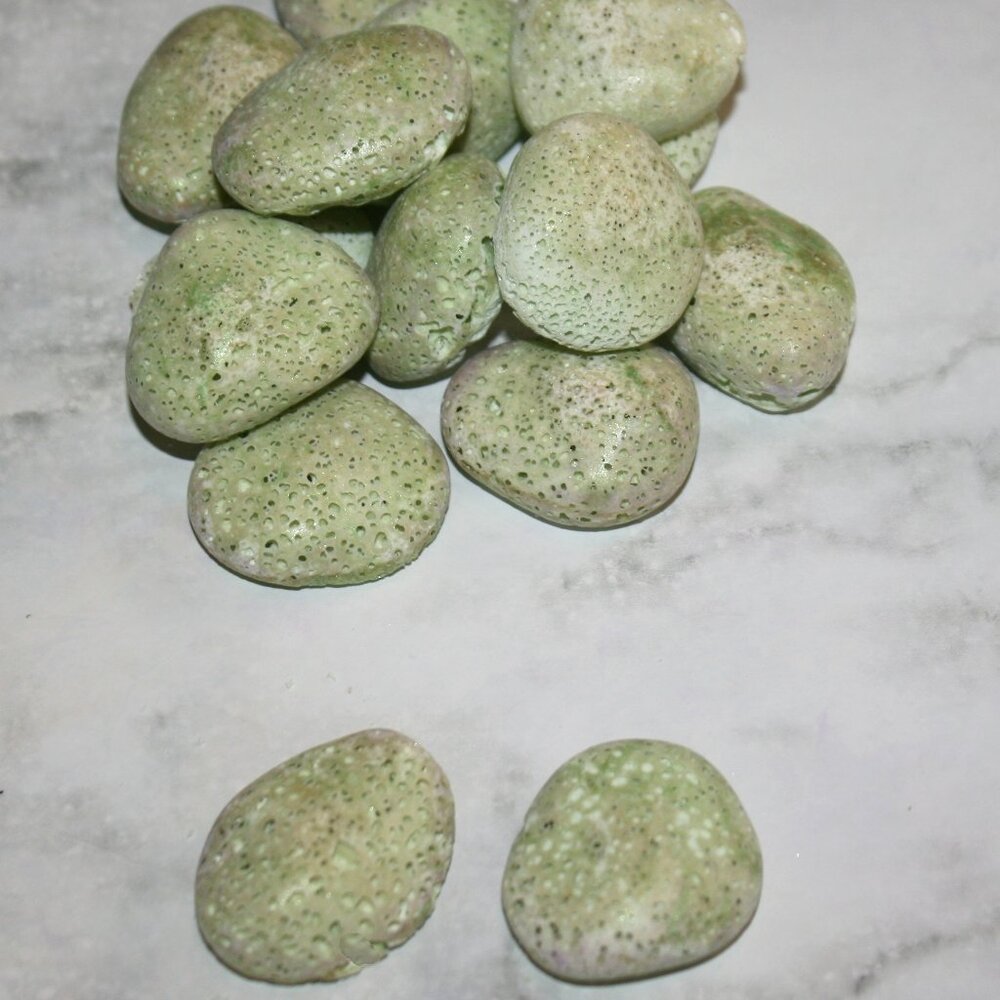 HAND CRAFTED 2 Patchouli Aroma Stones Aromatherapy Essential Oil Diffuser Pair